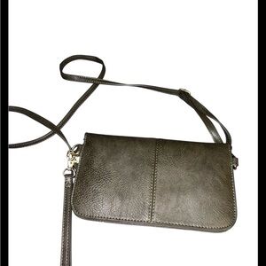 Joy Susan Olive Green Crossbody Bag